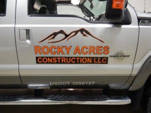 Thank You to Rocky Acres Construction LLC