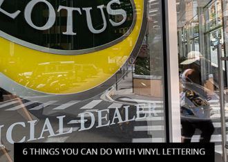 6 Things You Can Do with Vinyl Lettering