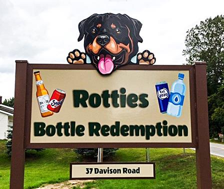 Thank You Rotties Bottle Redemption!
