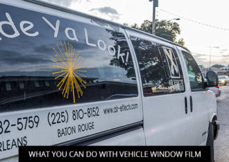 What You Can Do With Vehicle Window Film