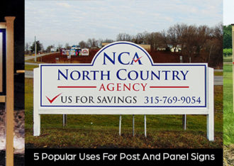 5 Popular Uses For Post And Panel Signs