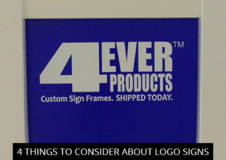 4 Things to Consider About Logo Signs