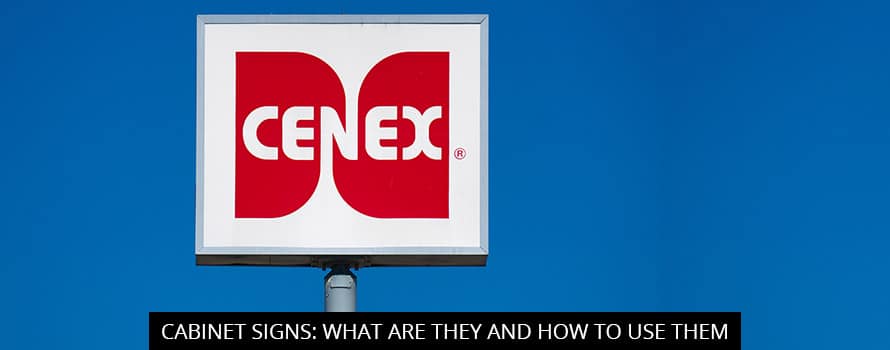 Cabinet Signs: What are They and How to Use Them