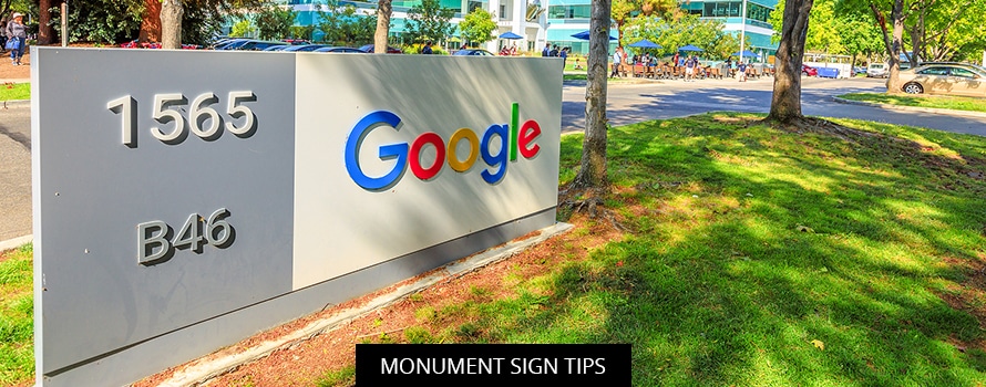 Monument Sign Tips