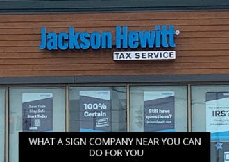 What a Sign Company Near You Can do For You