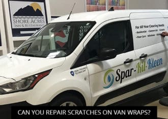 Can You Repair Scratches On Van Wraps?