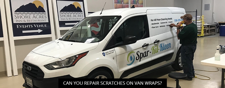 Can You Repair Scratches On Van Wraps?