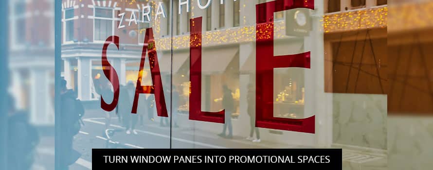 Turn window panes into promotional spaces.com