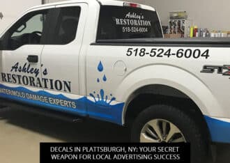 Decals in Plattsburgh, NY: Your Secret Weapon for Local Advertising Success