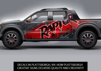 Decals In Plattsburgh, NY: How Plattsburgh Creative Signs Delivers Quality And Creativity