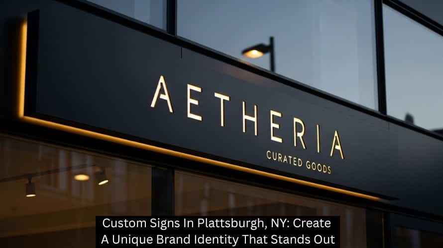 Custom Signs In Plattsburgh, NY: Create A Unique Brand Identity That Stands Out