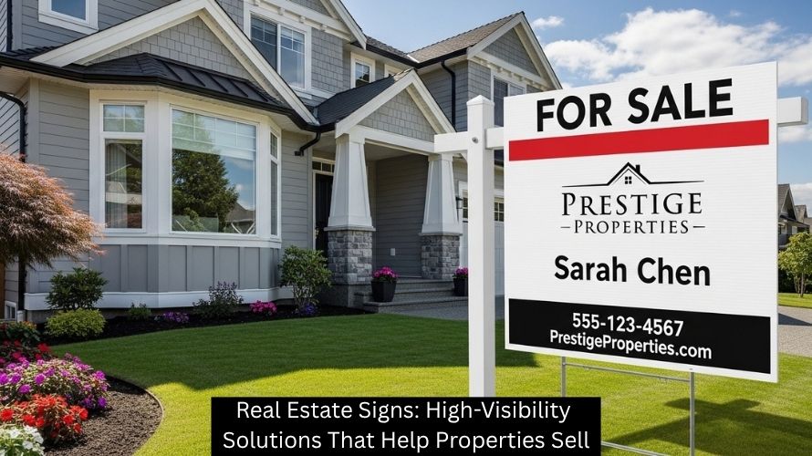 Real Estate Signs: High-Visibility Solutions That Help Properties Sell - Plattsburgh Creative Signs