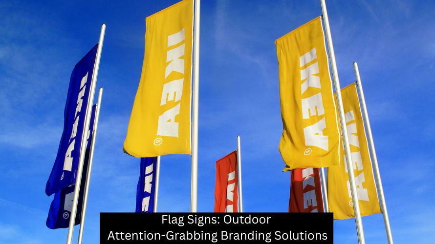 Flag Signs: Outdoor Attention-Grabbing Branding Solutions - Plattsburgh Creative Signs