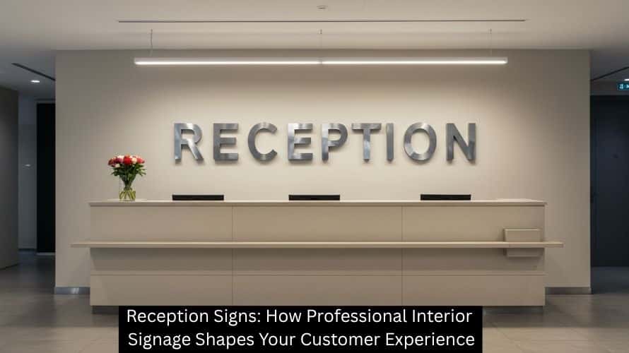 Reception Signs: How Professional Interior Signage Shapes Your Customer Experience - Plattsburgh Creative Signs
